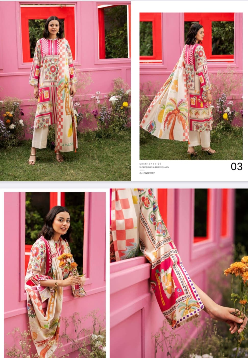 Pakistani Brand Three Piece