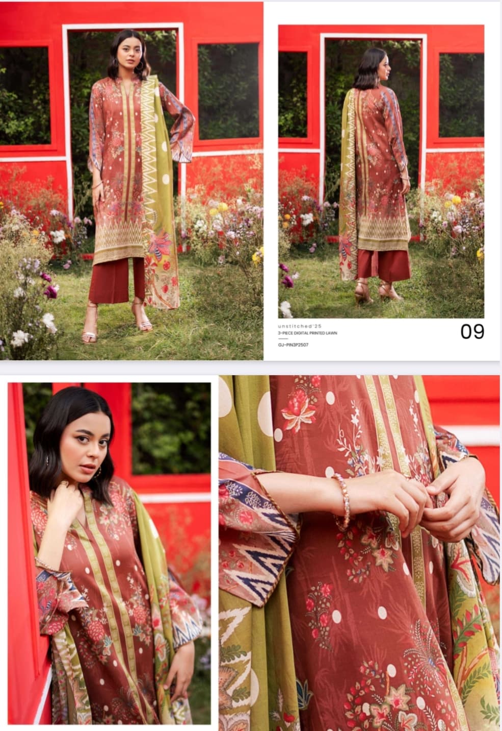 Pakistani Brand Three Piece